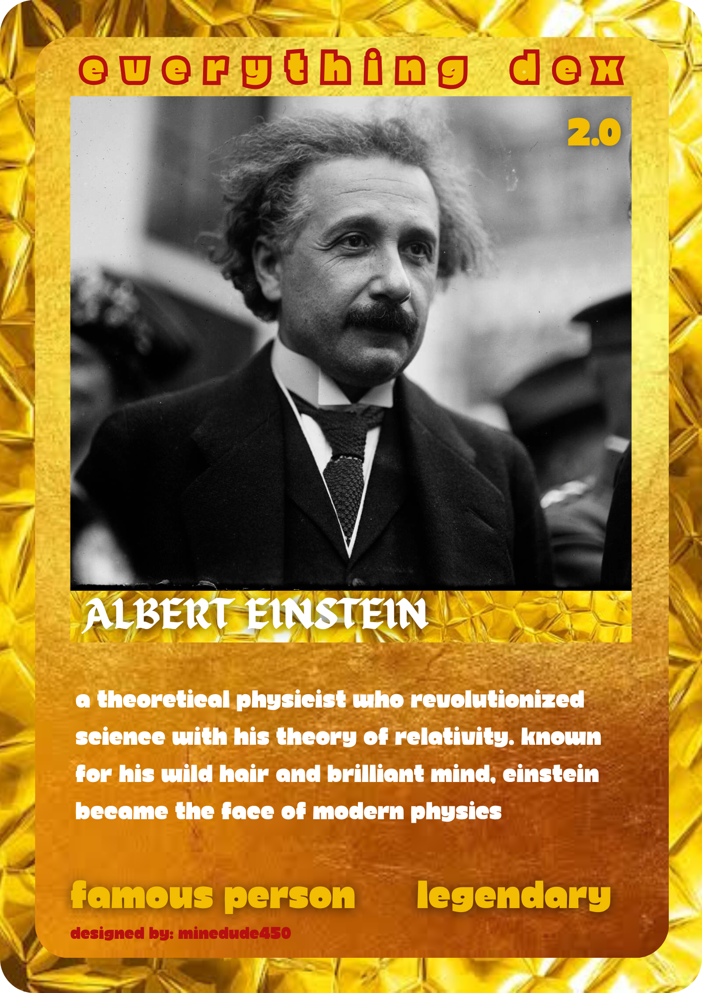 Albert Einstein card image